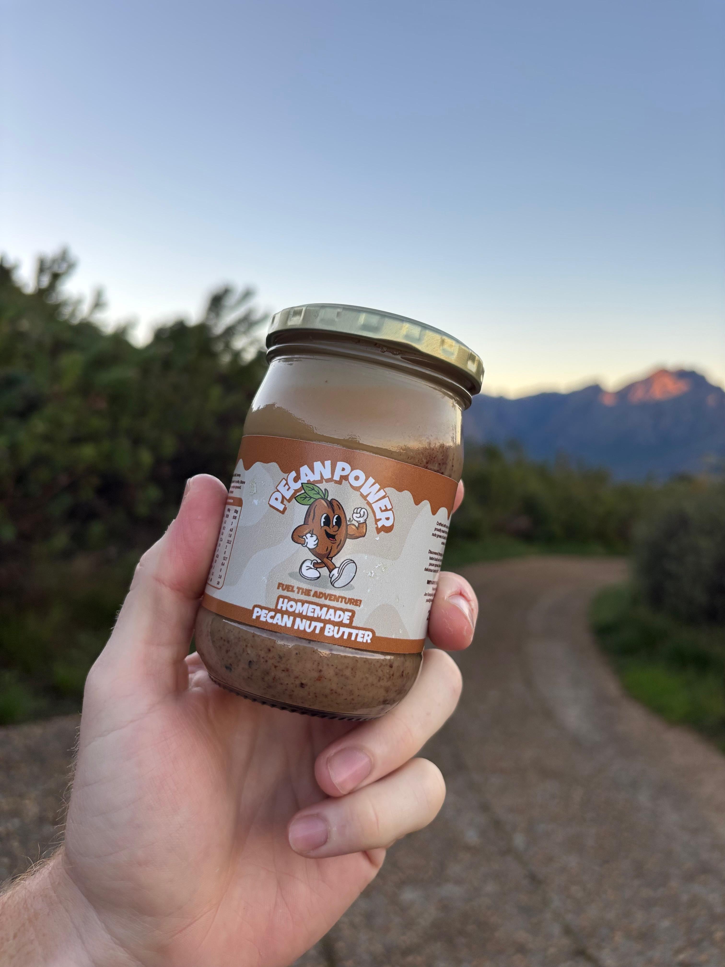 Pecan Power jar out in the wild